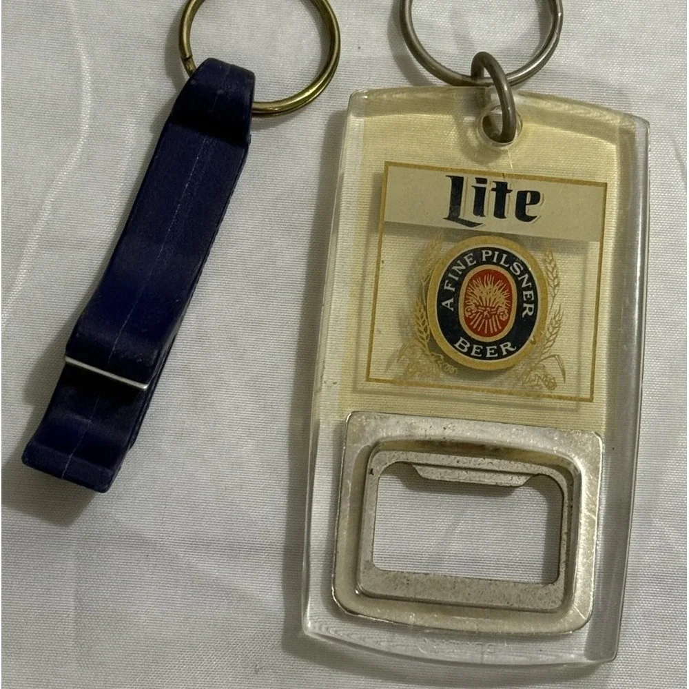 Lot of 6‎ Beer & Misc. Bottle Opener Keychains